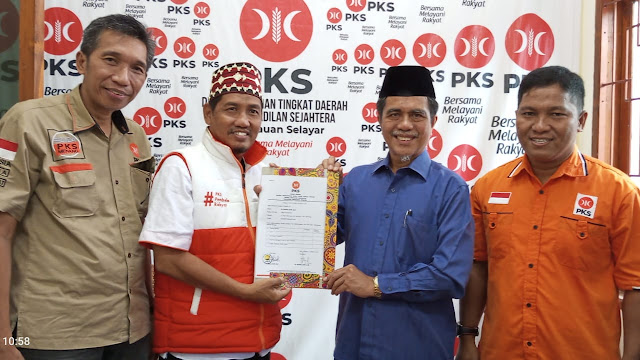 Saiful Arif Mendaftar di PKS untuk Pilkada Selayar 2025, Usung Semangat "3P"