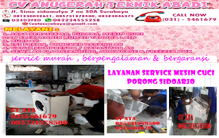 Layanan Service Mesin Cuci Porong Sidoarjo 