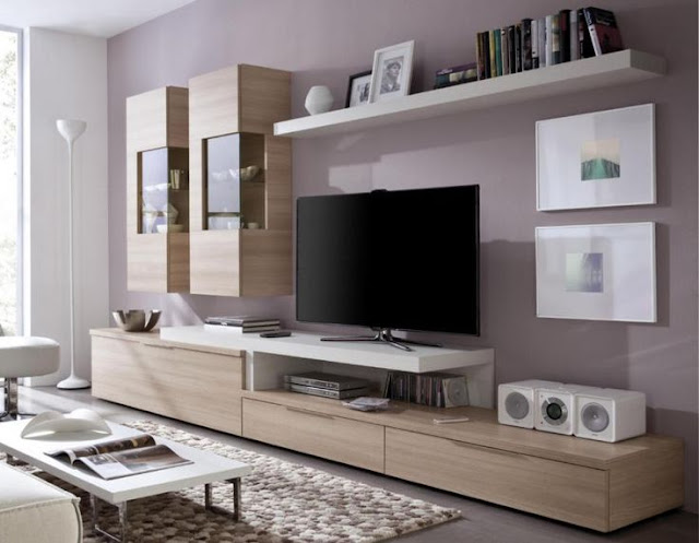 25 Model  Desain Rak  TV  Minimalis