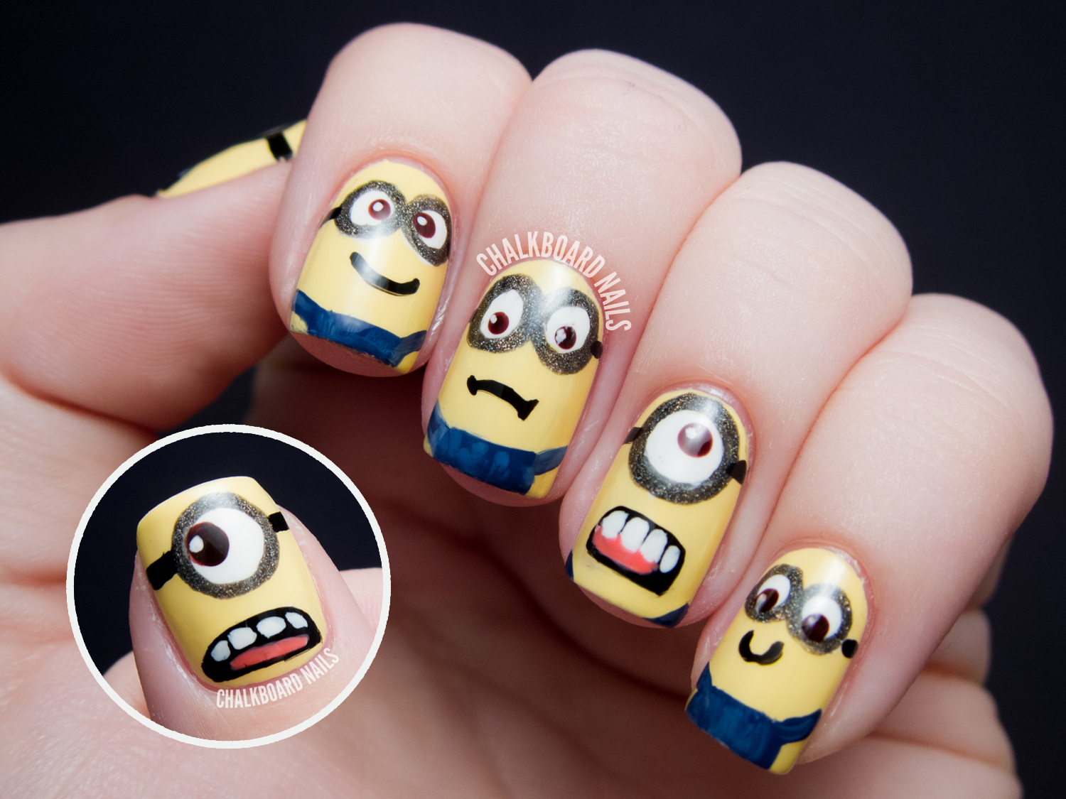 Beauty Tutorials  by DGB: How to: Minions Nail Art Tutorial
