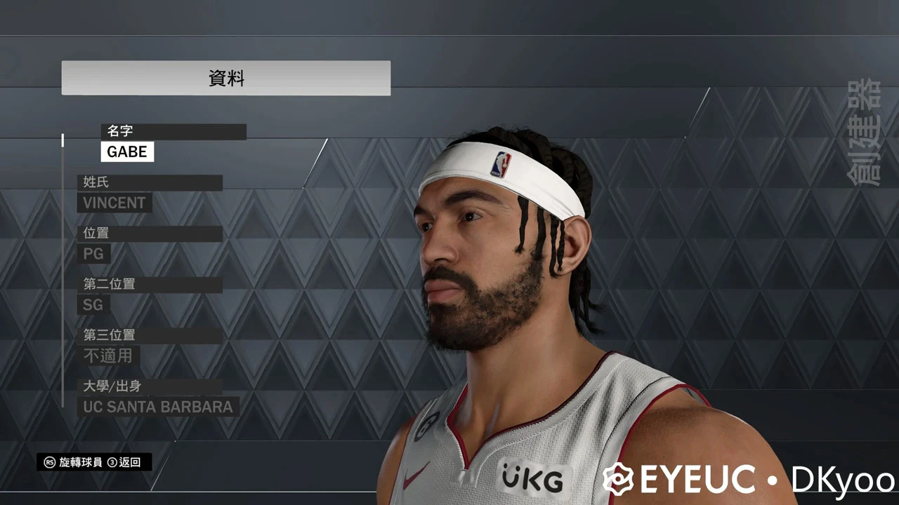 NBA 2K23 Gabe Vincent Cyberface