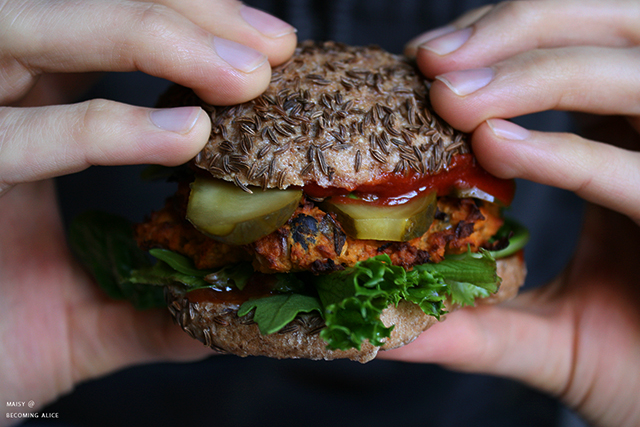 patties, vegan, sweet potato, african, lunch, black bean, burger