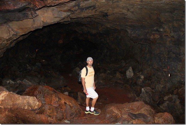 MIKE IN LAVA TUBE 