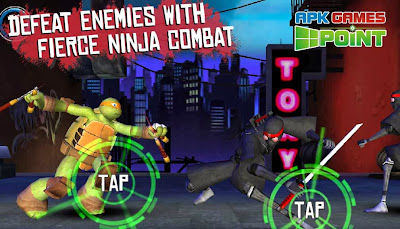 Teenage mutant ninja turtles ROOFTOP RUN For android Mobiles and tabs