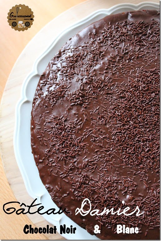 Gateau damier logo 1