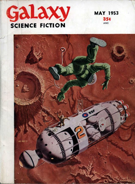 Portadas de la revista Galaxy Science Fiction en los años 50