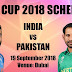 pak vs india asia cup 2018 live streaming