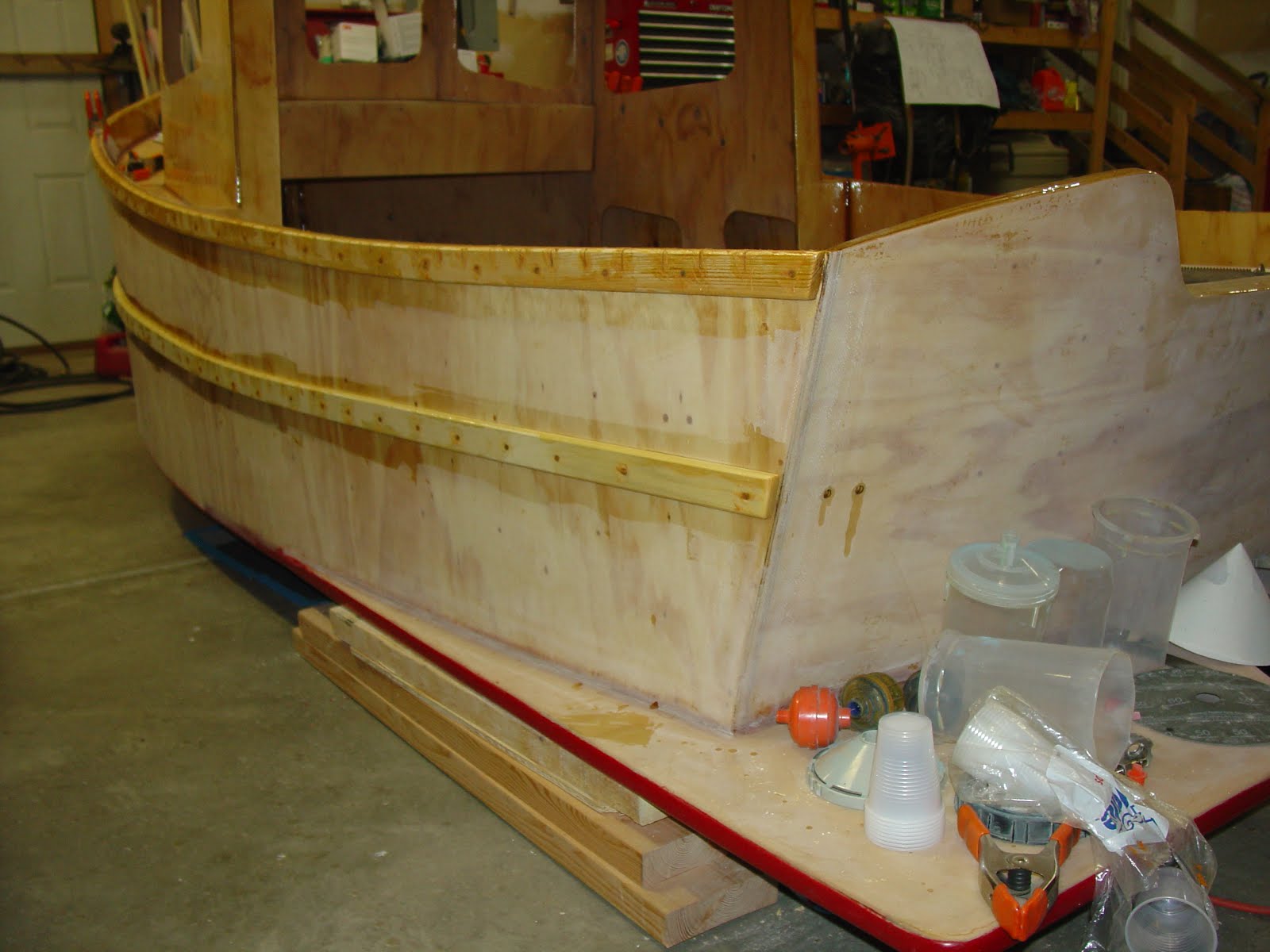 Todd's Mini-Tug Boat Building Journal: Rub Rails and ...