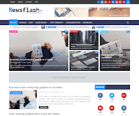 Template blogger responsif Newsflash