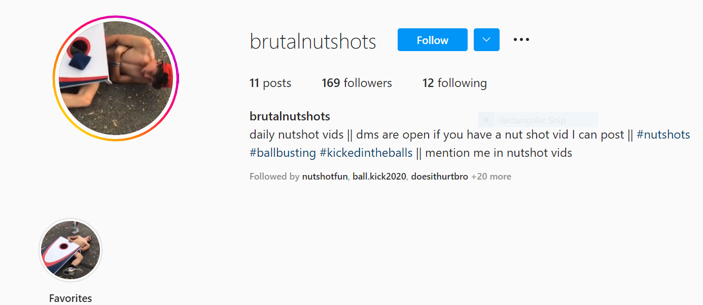 Ballbusting instagram