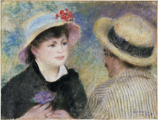 Boating Couple (said to be Aline Charigot and Renoir), 1881