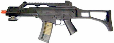 Airsoft Gun - DE G36C Laser Spring Airsoft Rifle Gun