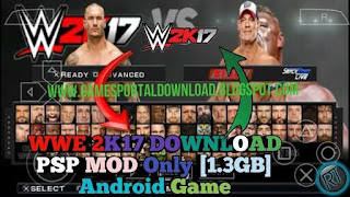 Highly Compressed WWE 2k17 in 1.3GB For Android MOD
