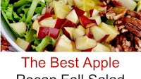 The Best Apple Pecan Fall Salad >> #Saladrecipes #fallsaladrecipes #fallrecipes