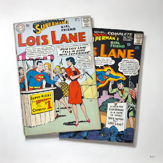 lois lane superman silver age comic book books trompe loeil painting photorealism paintings