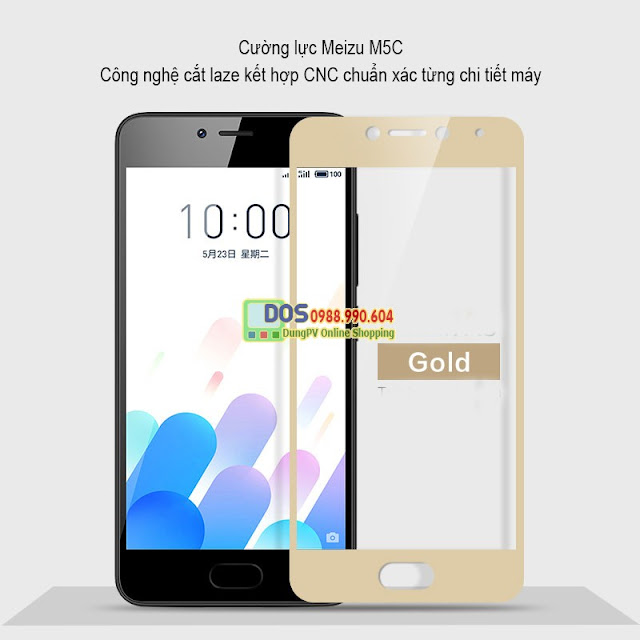 Kính cường lực điện thoại Meizu M5c full màn hình cho màn hình cong