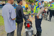 Ditlantas Polda Aceh dan Jajaran Amankan 121 Unit Sepeda Motor Berknalpot Brong