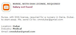 Nurse with DHA License