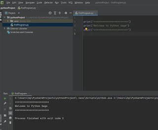 Create a New python Project on PyCharm