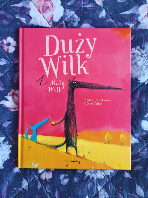 Recenzje #201 - "Duży wilk i mały wilk" - okładka książki - Francuski przy kawie