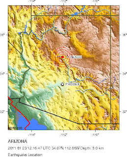 A magnitude 3.5 earthquake