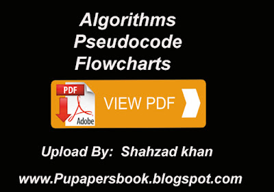 Algorithms , Pseudocode and Flowcharts