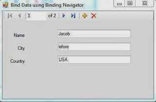 Binding Data with BindingNavigator in Windows Forms