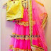 Lace Half Saree in Pink