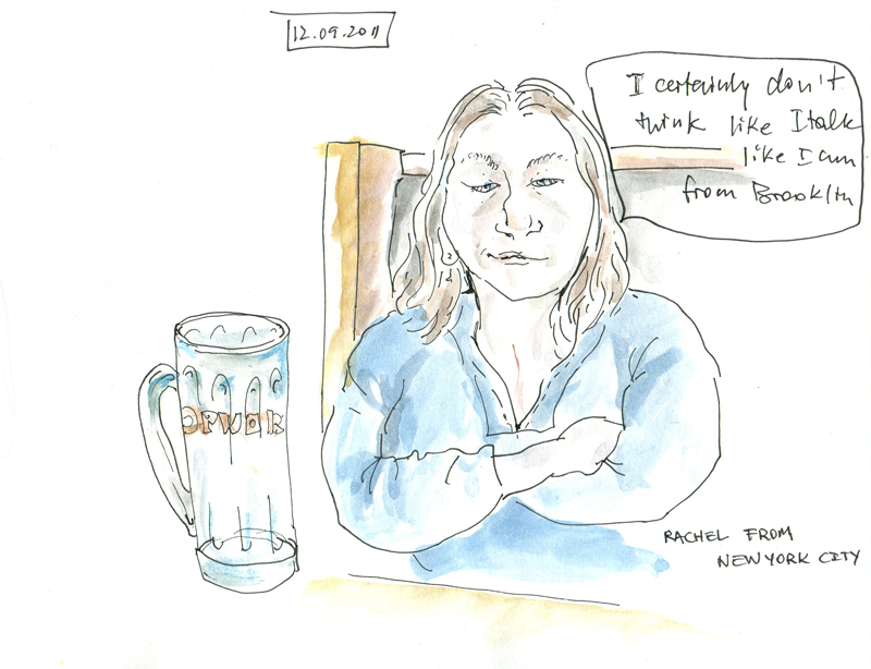 Portland Sketcher: Rachel McCarthy at Hop Works