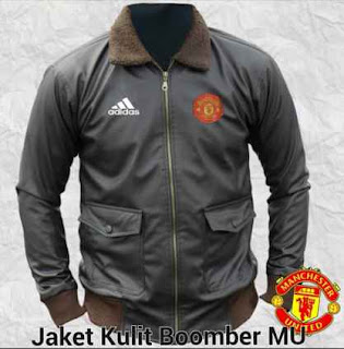 model jaket dari bahan kulit untuk club bola manchester united