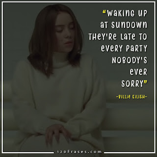 Billie Eilish quotes of song Xanny