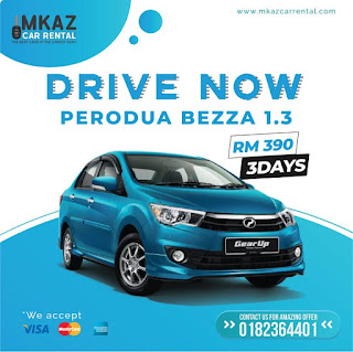 Senarai Harga Kereta Sewa Klia 