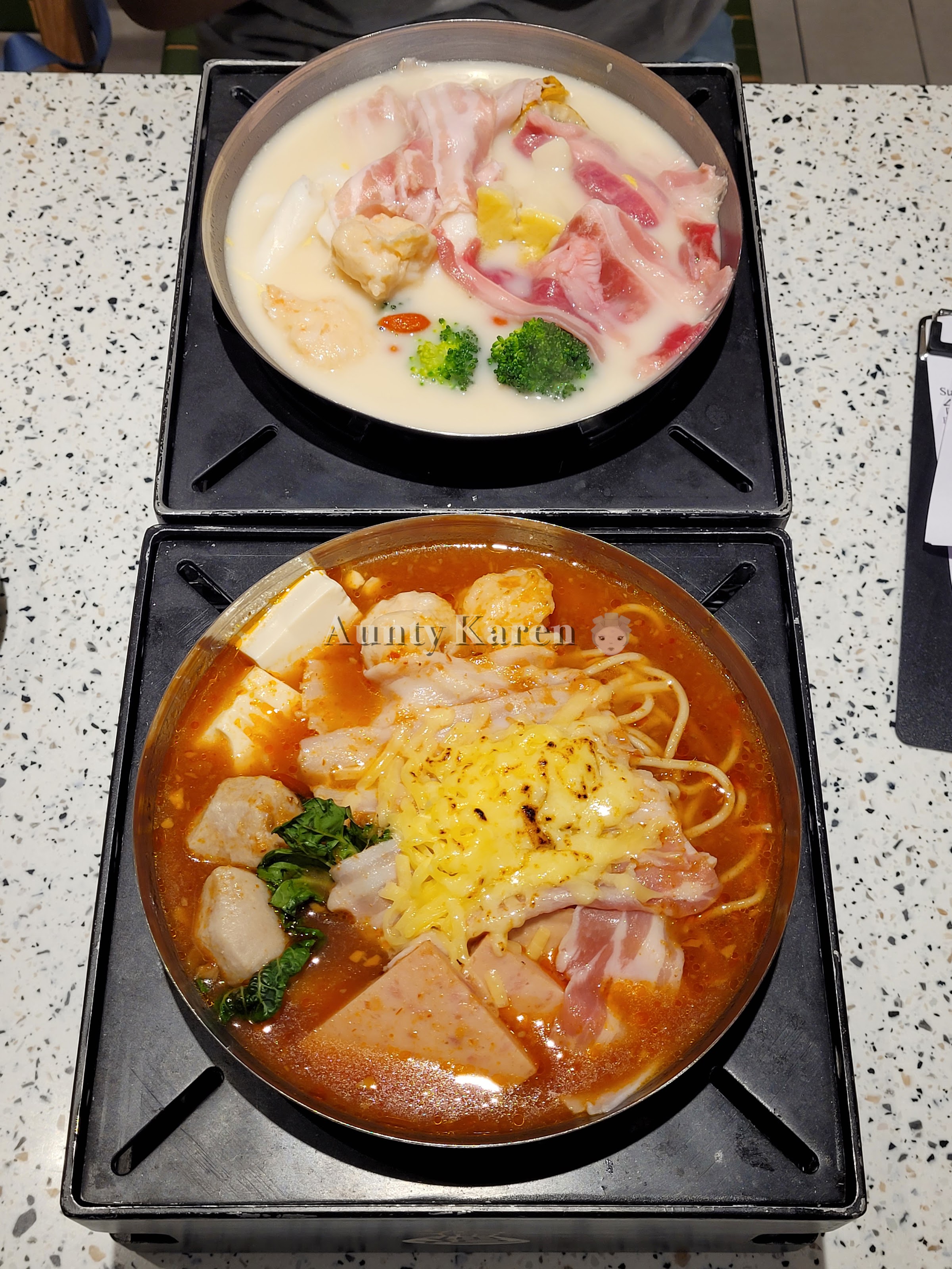 2 individual hot pots from FuFu Pot @ Plaza Singapura