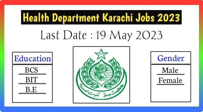 health Department Jobs Karachi 2023
