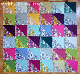 The Colour Drop Quilt by www.madebyChrissieD.com