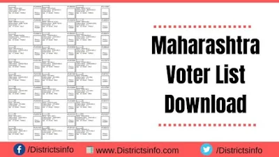 Maharashtra Voter List PDF Download