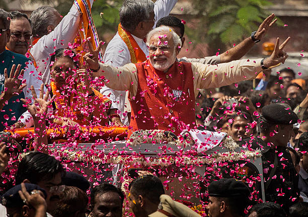 Narendra Modi's Road Show, Election Rally