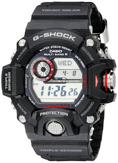 Casio G-Shock Rangeman GW-9400-1CR Master of G Solar Watch, Black, picture, image, review features and specifications