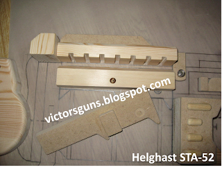 Pic.12 - Building the STA-52 Wooden Assault Rifle Display Model  