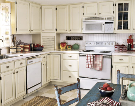 white kitchen cabinets