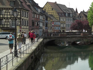 Colmar streets and canal (road trip France)