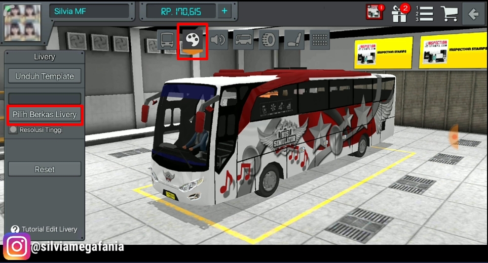 Cara Mendapatkan Skin Bus Simulator Indonesia livery