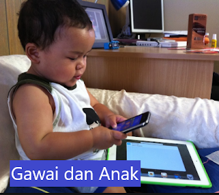 Terlalu Banyak Waktu Didepan Gadget Memiliki Konsekuensi untuk Otak Anak