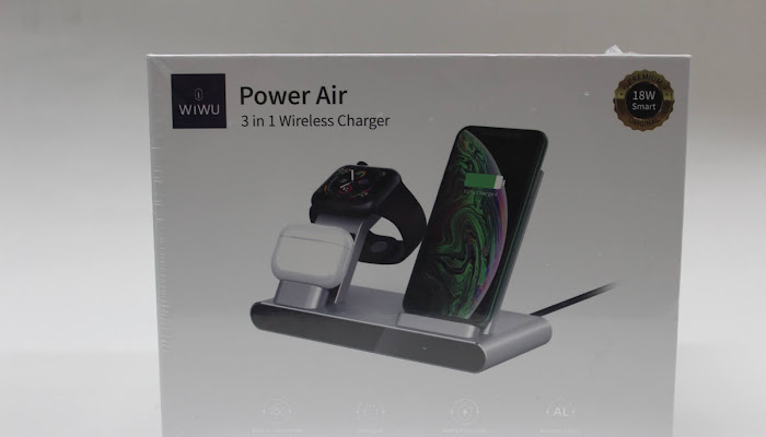 Cargador inalámbrico 3 en 1 Air-PA152 WiWu de Aluminio