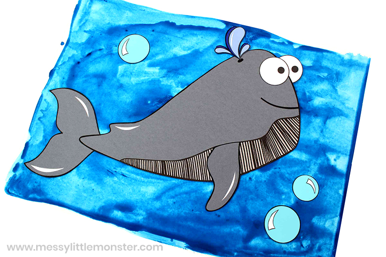 whale paper craft