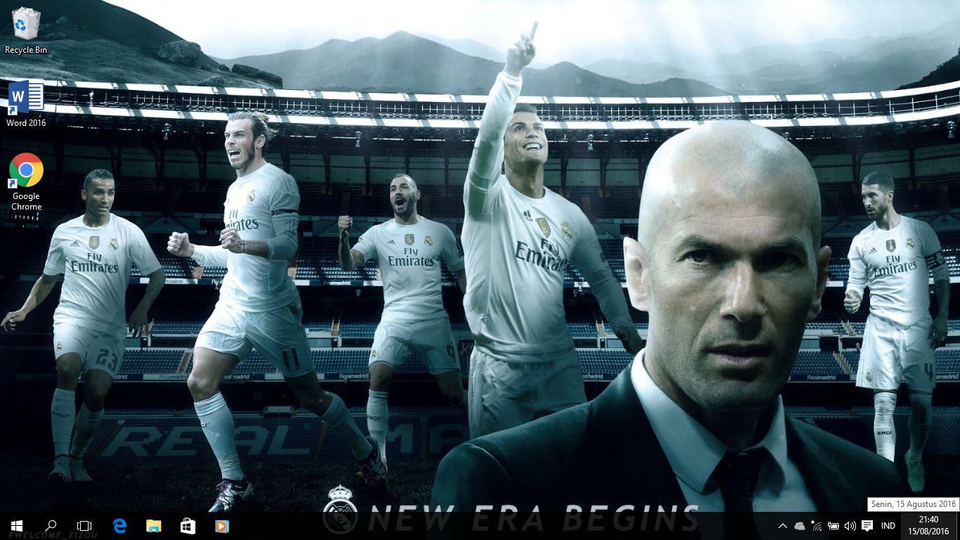Real Madrid 2016 Theme For Windows 8 And 10 Windows 10 Themes