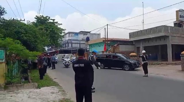 Polres Tebing Tinggi Pengamanan Kunker Presiden RI Ir. Joko Widodo 