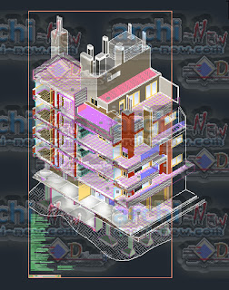 download-autocad-cad-dwg-file-apartment-building-7-storeys-axonometric