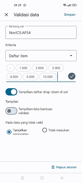 Panduan Penggunaan Aplikasi Sederhana untuk Mencatat Jimpitan RT di Android