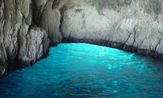 Las Cuevas Azules o Galazia Spilaia de la Isla de Zante.